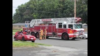 preview picture of video 'Roanoke City, Melrose - Hit and Run - MVC - Onscene - 6/18/12'