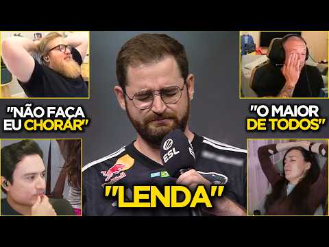 REAÇÕES DOS GRINGOS com a APOSENTADORIA DO FALLEN (LEGENDADO)