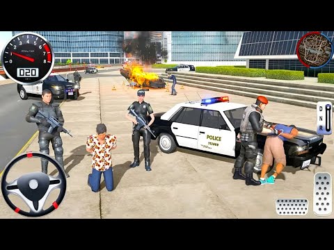 Police Car Chase Simulator 3D Game - Real Cop Cars Driving Simulator 2025 - Android GamePlay