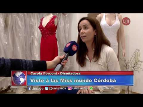 Villamariense viste a Miss Mundo Córdoba