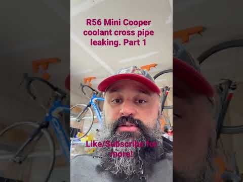 R56 Mini Cooper Coolant Cross pipe repair. Part 1 #minicooper #repair #shorts #cars #diy #mechanic