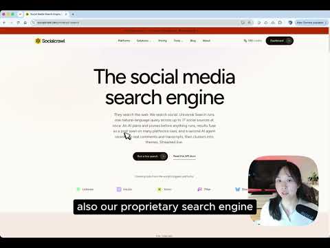SocialCrawl video preview