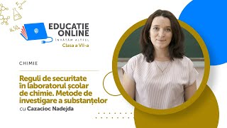 Reguli de securitate în laboratorul școlar de chimie