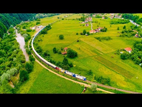 🎦🎦🚁 Székely Gyors 2019 urcând răsunător prin Defileul Crișului Repede (07 06 2019)
