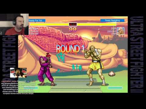 Ultra Street Fighter 2 Pro Controller Online MP pt7 - No More Rog? Well, Sagat Then!
