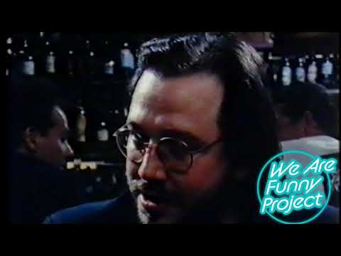 Bill Hicks in a pub, old film footage