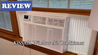 KISSAIR 10,000 BTU Window Air Conditioner Review - Watch before buying this window AC!