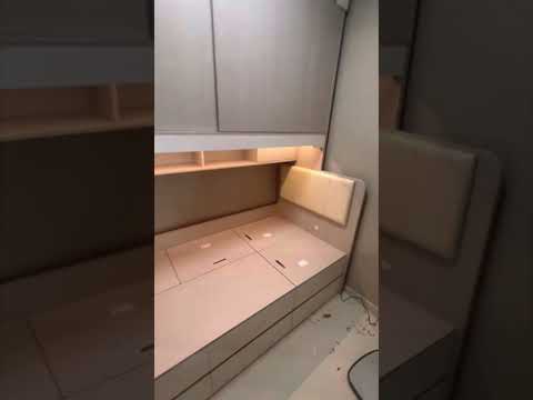 【家之良品】小卧室只能放一張床，那我就在床上擺衣櫃。 #home #hkbedding #bedroom