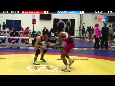 60 KG Consolation R2 - Omar Maknassi (OTC) vs. Caleb Richardson (OTC)