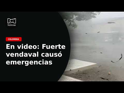 VIDEO: Fuerte vendaval dejó más de 400 viviendas afectadas en el Atlántico