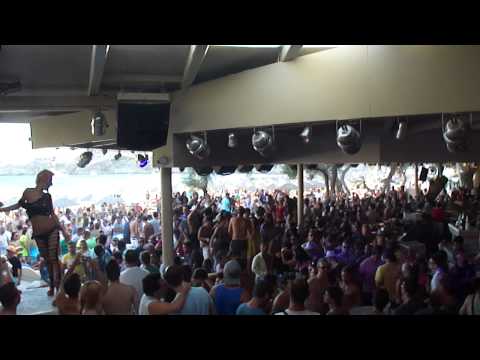 Super Paradise Beach, Mykonos, Greece August 2012