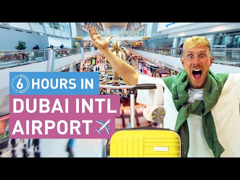 6 HOURS in Dubai International Airport! ✈️ 🧳 (ULTIMATE Layover)