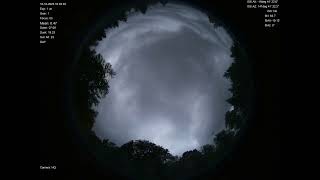 2025-10-10 All sky camera capture from Poiana Rusca Mountains, Romania