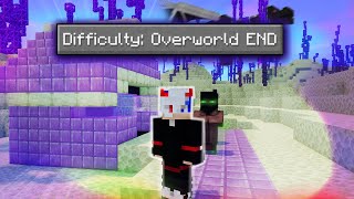 Can You Finish Minecraft If The OVERWORLD Transformed Into The END!?