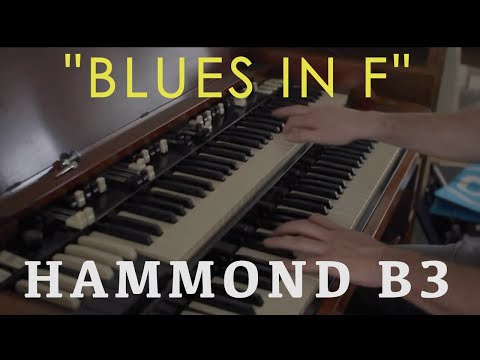 Hammond B3 JAZZ : improvising | Blues in F ( Tony Monaco backing track)