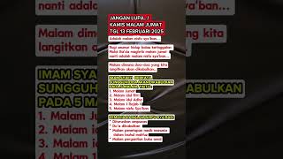 Download lagu Jangan lupa Nanti malam Nisfu Sya'ban mari kita laksanakan#shorts #malamnisfusyaban #malamjumat mp3