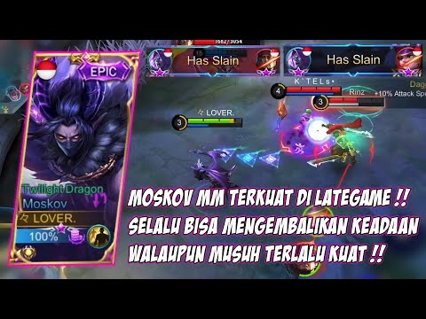 MOSKOV GLOBAL KETEMU LAPU-LAPU GLOBAL & HARLEY GLOBAL, MOSKOV DI BULLY - MOBILE LEGENDS