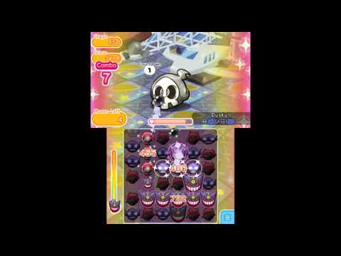 Pokemon Shuffle 3DS - Stage 451 Duskull itemless farming attempt