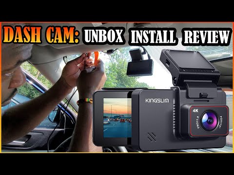 Kingslim D4 Dash Camera: Unboxing, Installation & Review Toyota Highlander (discrete setup)