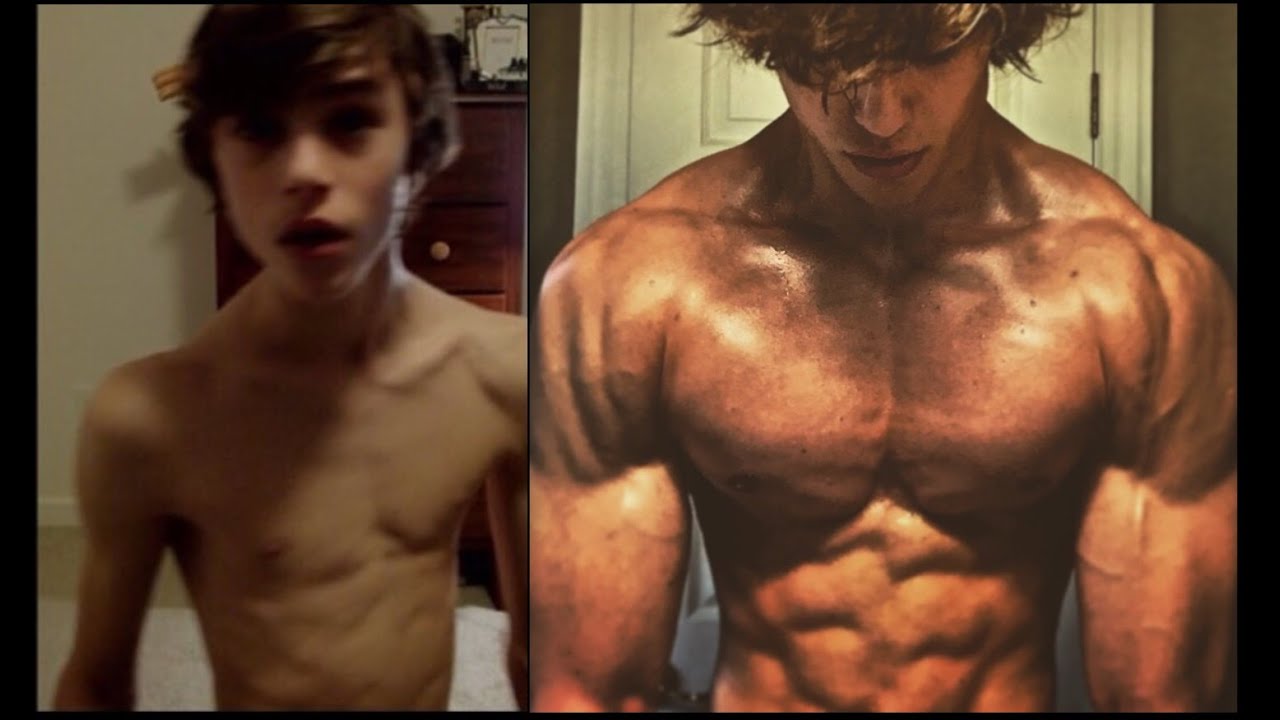 David Laid antes y después en su famosa 3 year transformation