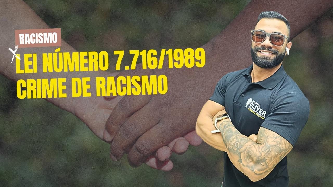 Lei número 7.716/1989  Crime de RACISMO  - Homofobia é CRIME de Racismo agora! Prof Mateus Óliver.