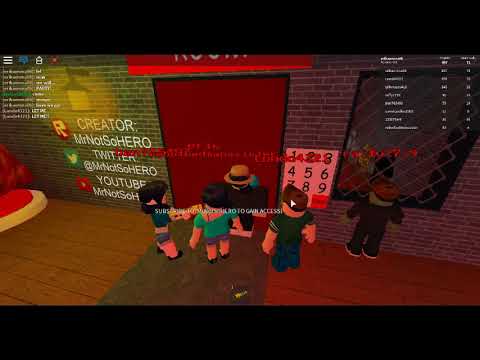 Code For The Subscriber Room! In Roblox 'the Scary Elevator' :Link In Description Below!: