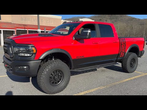 Red Beast Wagon becomes more beastly. Installed the suspension on the 2024 Ram Power Wagon.