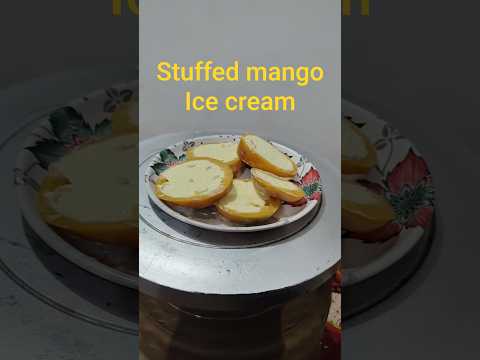 summer special stuffed mango ice cream 🍦🍨 #viralrecipe  #icecream