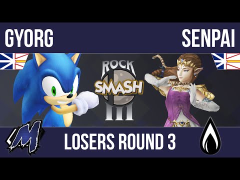 [RS3] Gyorg (Sonic, Captain Falcon) vs. Senpai (Zelda) PM Losers R3