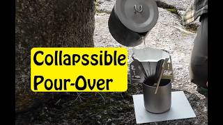 iKoffy Collapsible Stainless Steel Pour Over Coffee Maker