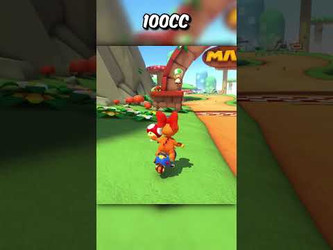 Mushroom Gorge GAP JUMP on 50cc?! | Mario Kart 8 Deluxe #shorts