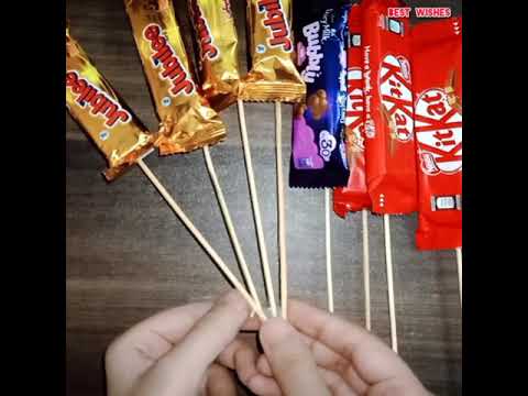 DIY Chocolate bouquet/Chocolate bouquet making at home/Chocolate Gift ideas #Shorts