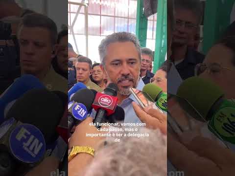 Governador Elmano fala sobre segurança pública de Boa Viagem, andamento da delegacia hoje 08 de Maio