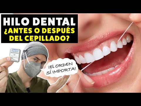 Should you floss before or after brushing? | THE ORDER DOES MATTERS!