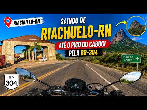 De Riachuelo ao Pico do Cabugi: Conheça esse Gigante do RN pela BR-304