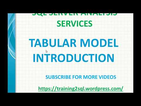 Tabular Model in SSAS | Introduction to Tabular Model in SSAS