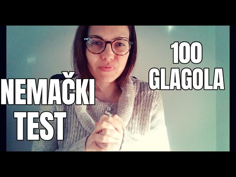 NEMAČKI - TEST 100 GLAGOLA A2-B1 NIVO