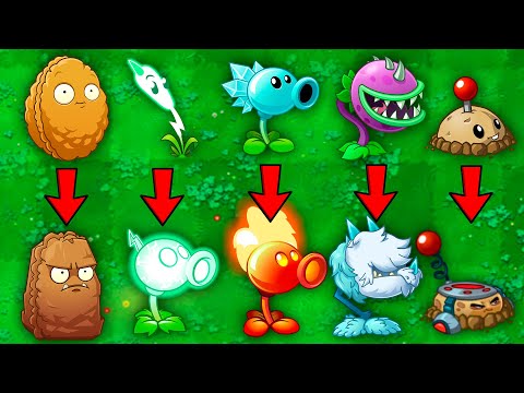 PvZ 2 Discovery - Evolution Plants NOOB - PRO