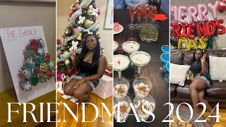 VLOG | ANNUAL FRIENDSMAS | SECRET SANTA, CHRISTMAS DRINKS, GRINCH GRAB | THE RARE  BREEED