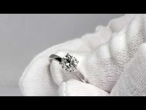 0.96ctw G Color I1 Clarity Engagement Ring Natural Diamond