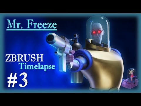 Sculpting Mr. Freeze | Zbrush Timelapse |Part 3: Accessories