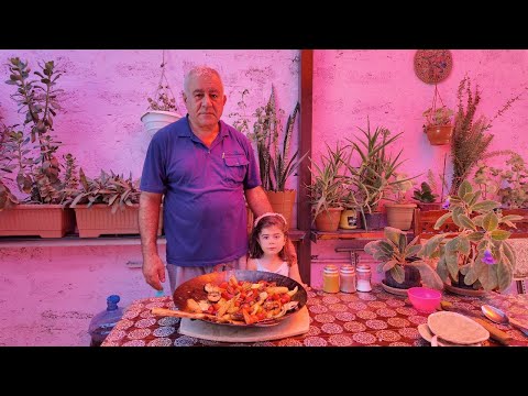 Liver with Potatoes, Eggplant & Mushrooms | Easy Homemade Recipe
