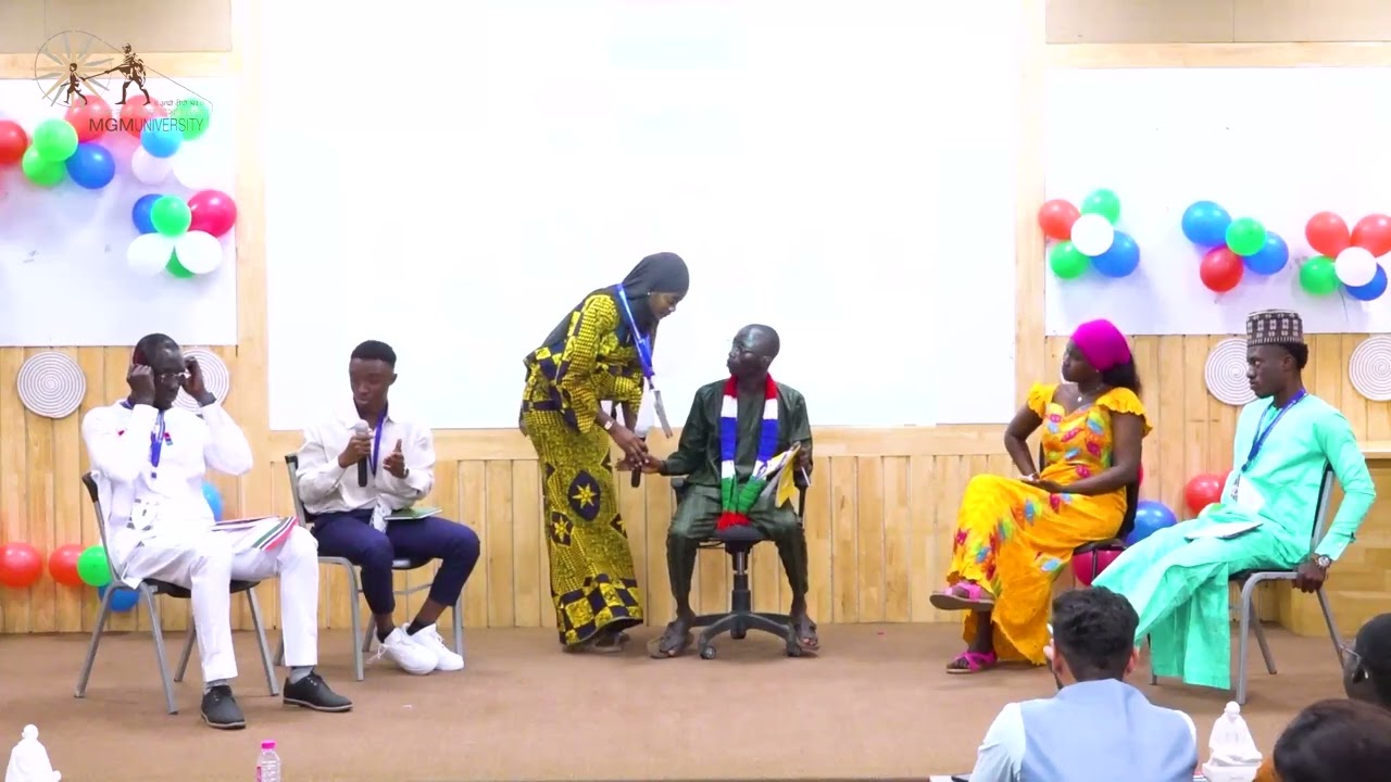 Gambian Student Delegation at MGM University | Cultural Fest Celebration
