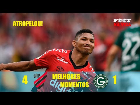 ATLÉTICO-PR 4x1 GOIÁS - FURAÇÃO ATROPELOU - MELHORES MOMENTOS - BRASILEIRÃO 2019