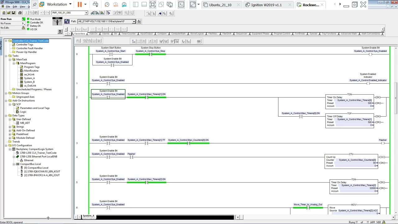 RSLogix 5000 - The Quick View Panel