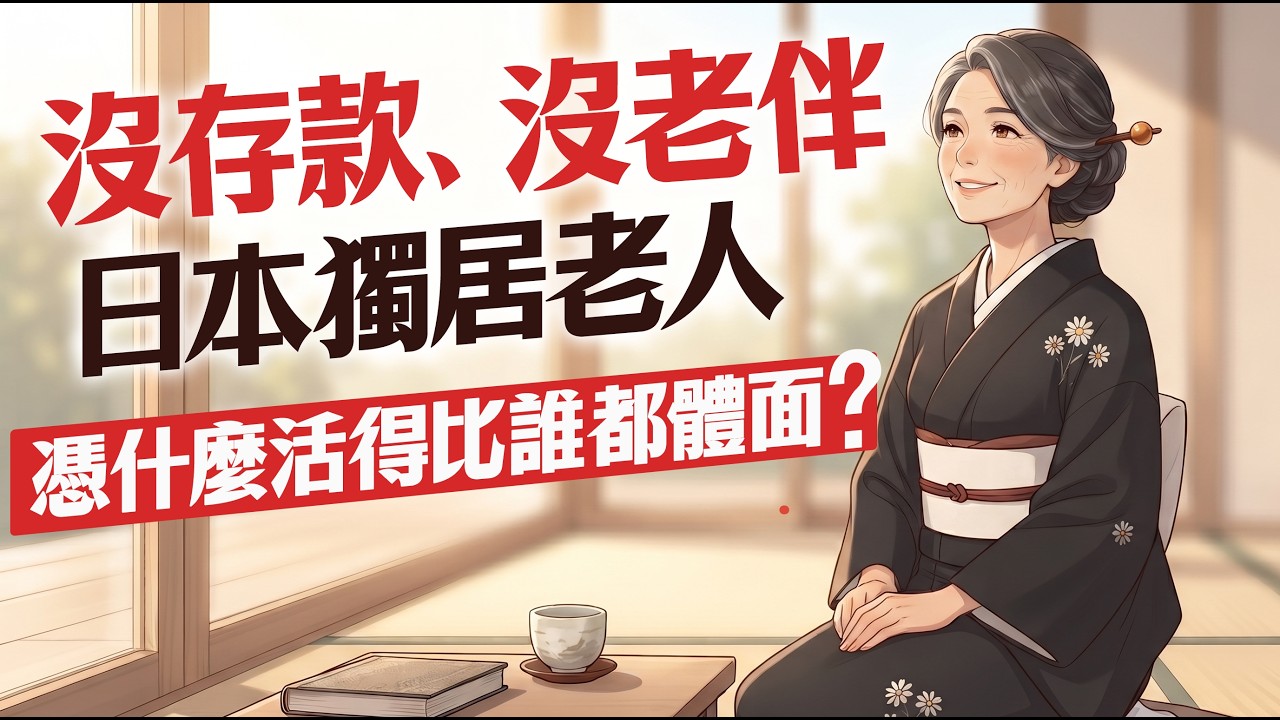 沒存款、沒老伴，日子拮据：日本獨居老人如何把晚年活出尊嚴與體面？