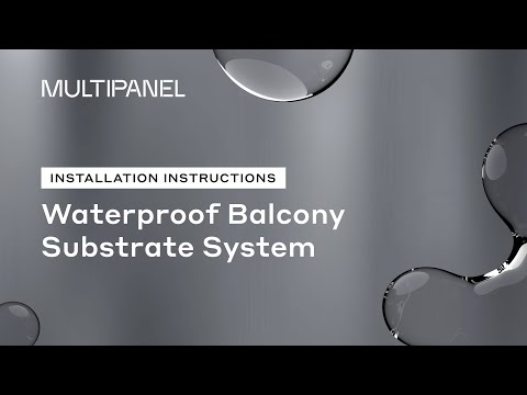 Install Guide - Waterproof Balcony Substrate System