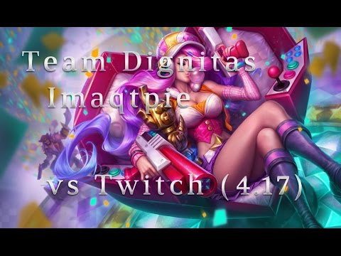 Team Dignitas Imaqtpie Miss Fortune ADC vs Twitch Season 4 (4.17) League of Legends LoL Pro SoloQ
