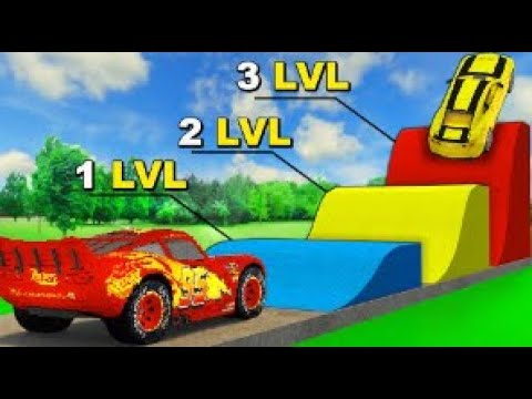 Big & Small Cars vs Low, Medium, High Ramp in Teardown