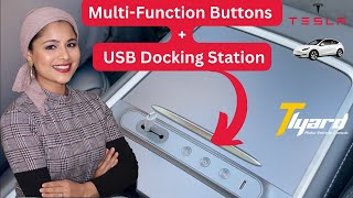Tesla Model 3 & Y Center Console Review: Multi Function Buttons + USB Docking Station By Tlyard